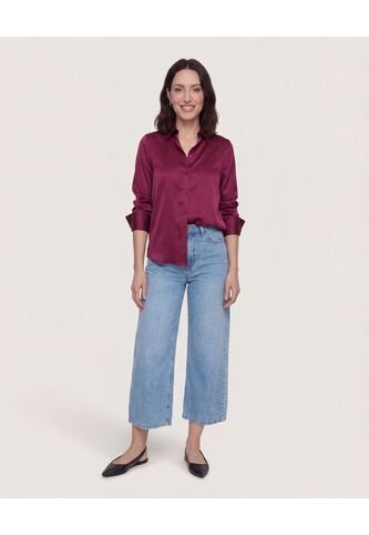 Camisa  Para Mujer Manga Larga Color Vino Marca Ostu #40010379 Ostu