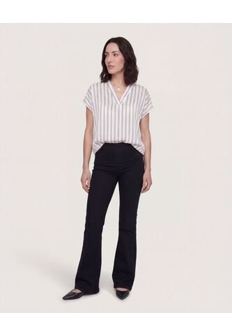 Blusa  Para Mujer Manga Corta Color Café Marca Ostu #40128213 Ostu