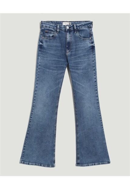 Jean  Para Mujer Skinny Flare Color Azul Marca Ostu #40169474