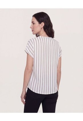 Blusa  Para Mujer Manga Corta Color Café Marca Ostu #40128213