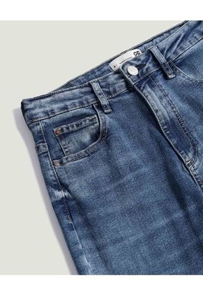 Jean  Para Mujer Skinny Flare Color Azul Marca Ostu #40169474