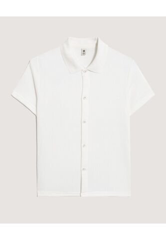 Camisa  Infantil Niño Manga Corta Color Crema Marca Ostu #80018213 Ostu