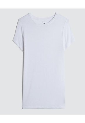 Camiseta Para Mujer Manga Corta Color Blanco Marca Ostu #40091641