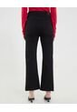 Jean Para Mujer Crop Flare Color Negro Marca Ostu #40160571 de Ostu