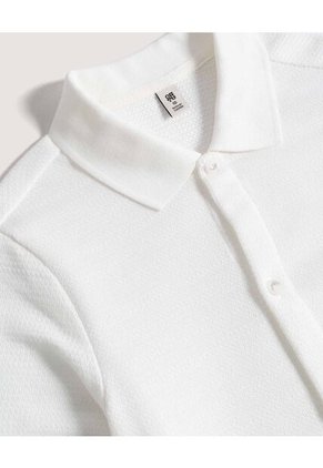 Camisa  Infantil Niño Manga Corta Color Crema Marca Ostu #80018213