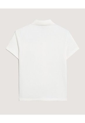 Camisa  Infantil Niño Manga Corta Color Crema Marca Ostu #80018213