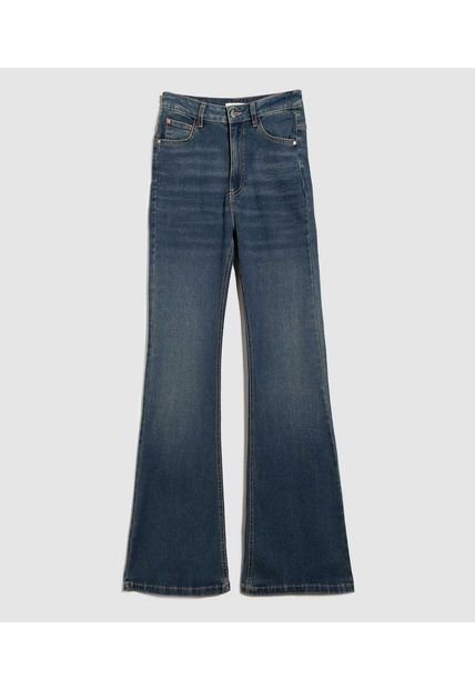 Jean Para Mujer Flare Color Azul Medio Marca Ostu #40160472