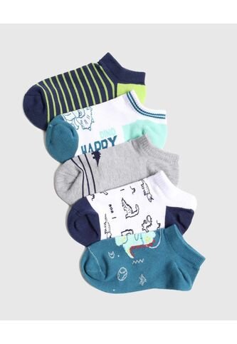 Medias Infantil Niño Invisible Color Negro Marca Ostu #80980147 Ostu