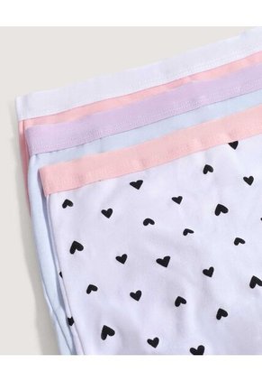 Ropa Interior X3 Infantil Niña Boxer Color Negro Marca Ostu #90180107