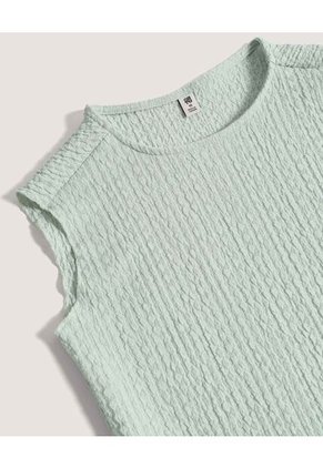 Camiseta  Infantil Niña Manga Sisa Cuello Redondo Color Verde Marca Ostu #90098223