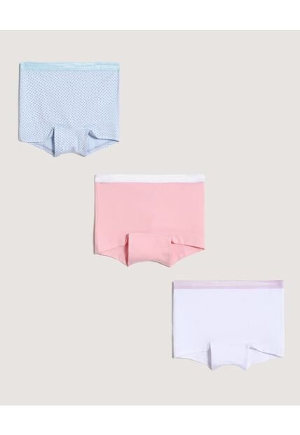 Ropa Interior X3 Infantil Niña Boxer Color Negro Marca Ostu #90180109