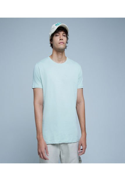Camiseta Para Hombre Manga Corta Color Verde  Marca Ostu #60091215
