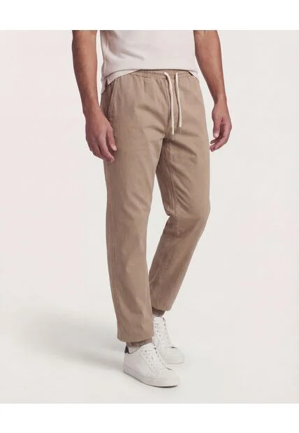 Jean  Para Hombre Jogger Color Beige Marca Ostu #60160459