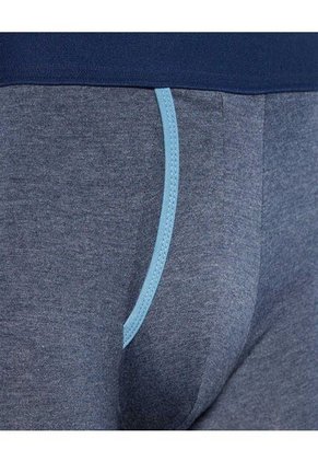 Boxer Para Hombre Bragueta Medio Algodón Color Azul Marca Ostu #60000447