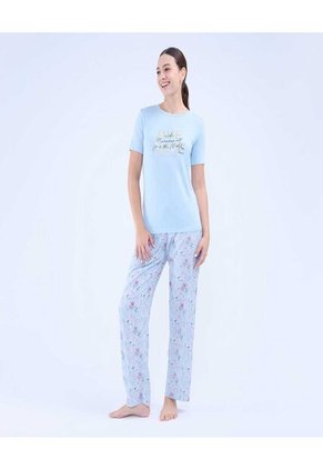 Pantalon Para Mujer  Color Azul  Marca Ostu #40070730