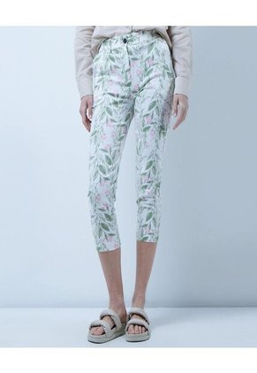 Pantalon Para Mujer Capri Color Verde  Marca Ostu #40070563