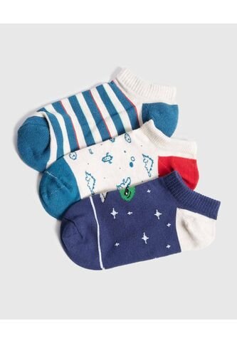 Medias Infantil Niño Invisible Color Negro Marca Ostu #80980151 Ostu