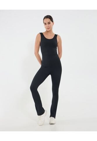 Enterizo Para Mujer Manga Sisa Color Negro Marca Ostu #40320130 Ostu