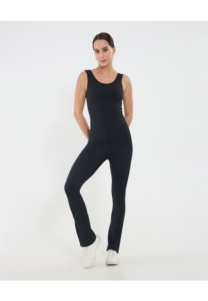 Enterizo Para Mujer Manga Sisa Color Negro Marca Ostu #40320130