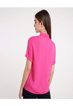 Blusa Para Mujer Manga Corta Color Rosado  Marca Ostu #40120721
