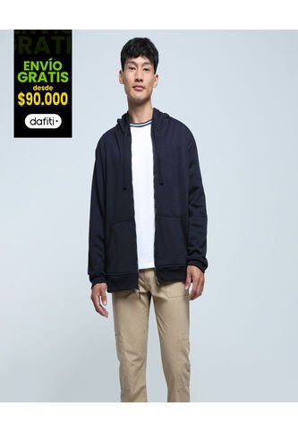 Buzo Para Hombre Zipper Color Azul  Marca Ostu #60060386 Ostu