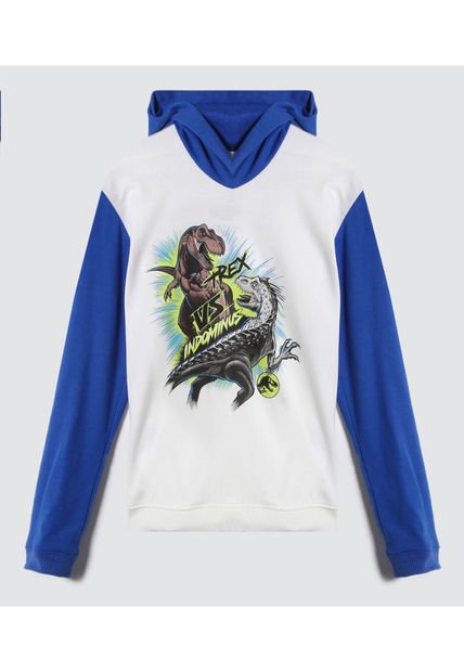 Buzo Para Niño Hoodie Color Blanco Marca Ostu #80060116