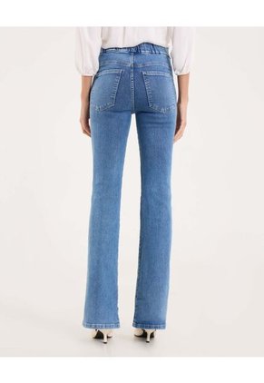 Jean Para Mujer Jeggings Flare Color Azul Marca Ostu #40160576