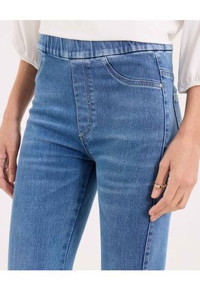 Jean Para Mujer Jeggings Flare Color Azul Marca Ostu #40160576