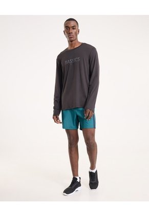 Bermuda Para Hombre Deportiva Largo Color Verde Marca Ostu #60100441