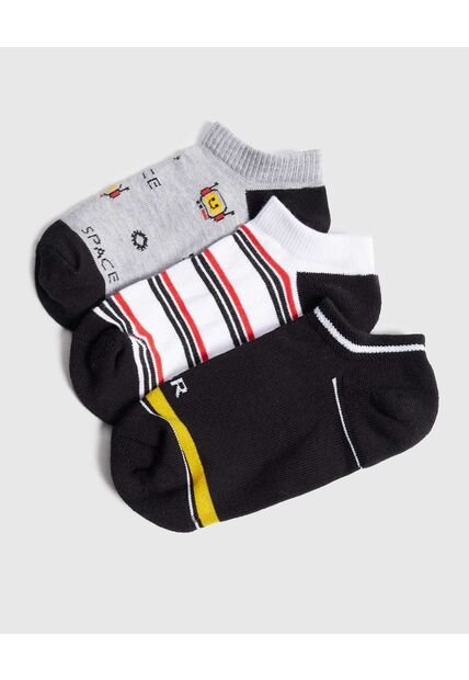 Medias Infantil Niño Invisible Color Negro Marca Ostu #80980152