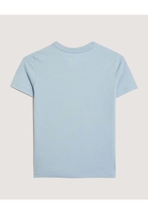 Camiseta Infantil Niño Manga Corta Cuello Redondo Color Azul Marca Ostu #80090313