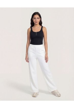 Pantalón  Para Mujer Moda Color Marfil Marca Ostu #40070908