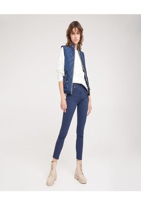 Pantalon Para Mujer 5 Bolsillos Color Azul Oscuro Marca Ostu #40070311