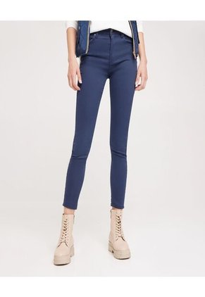 Pantalon Para Mujer 5 Bolsillos Color Azul Oscuro Marca Ostu #40070311