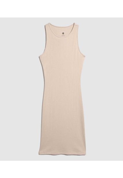 Vestido Para Mujer M/Sisa Corto Color Beige Marca Ostu #40170283