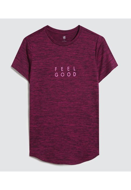 Camiseta Para Mujer Manga Corta Color Rosado  Marca Ostu #40092080