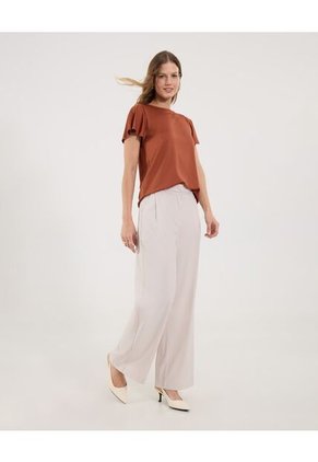 Pantalón Para Mujer Moda Color Café Marca Ostu #40070860