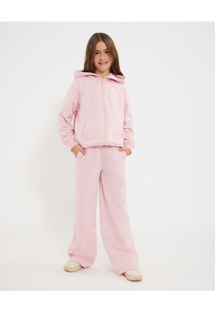 Pantalón Infantil Niña Jogger Color Rosado Marca Ostu #90070069