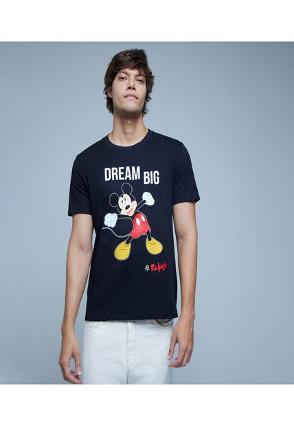 Camiseta Para Hombre Manga Corta Color Negro Marca Ostu #60091162