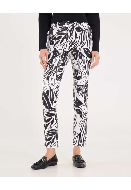 Pantalon Para Mujer Capri Color Negro Marca Ostu #40070525