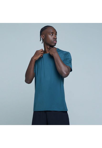 Camiseta Para Hombre Manga Corta Color Verde  Marca Ostu #60091128