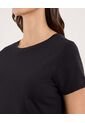 Camiseta Para Mujer Manga Corta Cuello Redondo Color Negro Marca Ostu #40092423 de Ostu