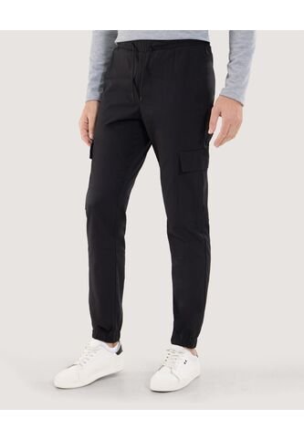 Pantalón Para Hombre Jogger Color Negro Marca Ostu #60070452 Ostu