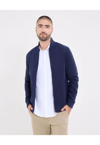 Chaqueta  Para Hombre Bomber Color Azul Marca Ostu #60080178 Ostu