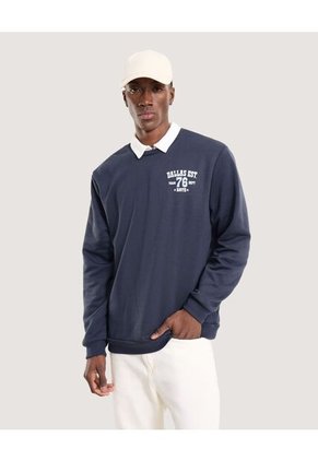 Buzo Para Hombre Cuello Redondo Color Azul Marca Ostu #60060559