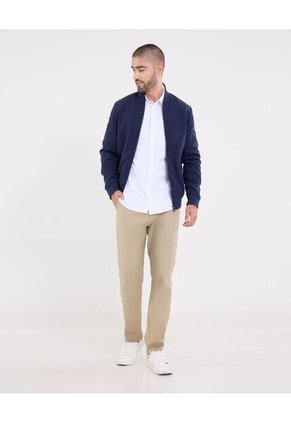 Chaqueta  Para Hombre Bomber Color Azul Marca Ostu #60080178