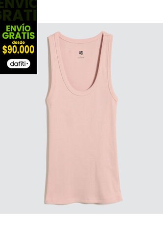 Camiseta Para Mujer Manga Sisa Color Rosado  Marca Ostu #40091990 Ostu