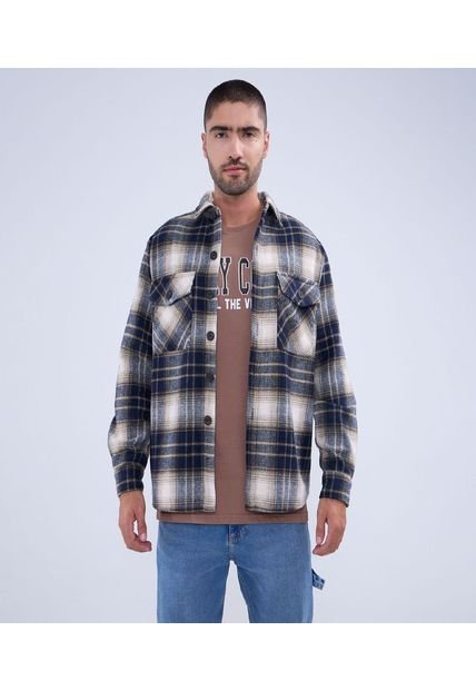 Chaqueta Para Hombre  Color Azul Oscuro Marca Ostu #60080115