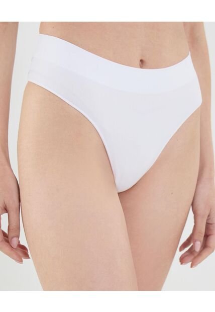 Panty Para Mujer Seamless Brasilera Color Blanco Marca Ostu #40800074