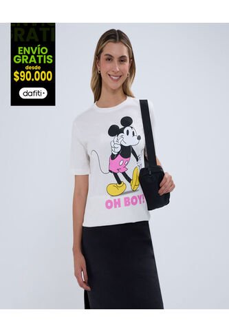 Camiseta Disney Mickey Mouse  Para Mujer #40092203 Ostu Ostu